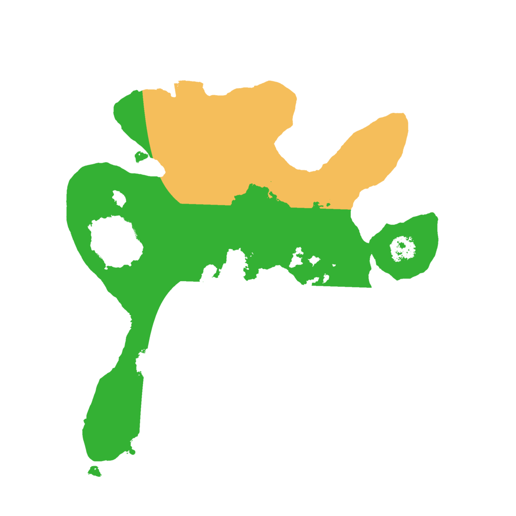 Biome Rust Map: Procedural Map, Size: 2100, Seed: 1120821245