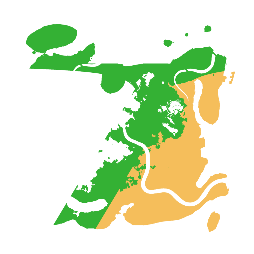 Biome Rust Map: Procedural Map, Size: 3000, Seed: 2459588