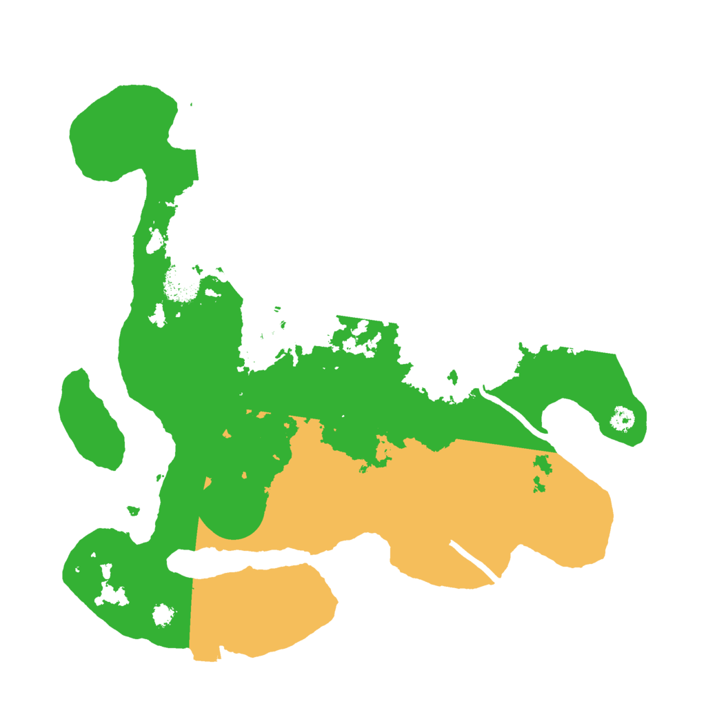 Biome Rust Map: Procedural Map, Size: 3000, Seed: 1252492597