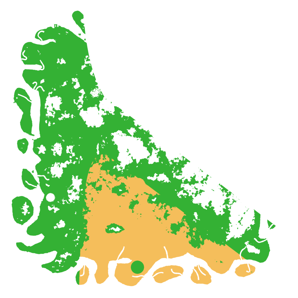 Biome Rust Map: Procedural Map, Size: 6000, Seed: 4679153