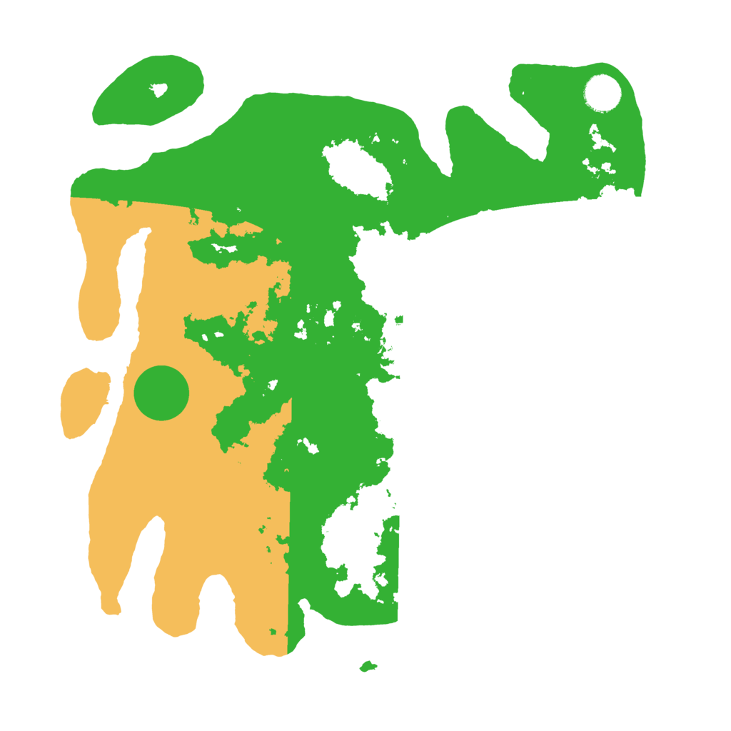 Biome Rust Map: Barren, Size: 3500, Seed: 1053876789