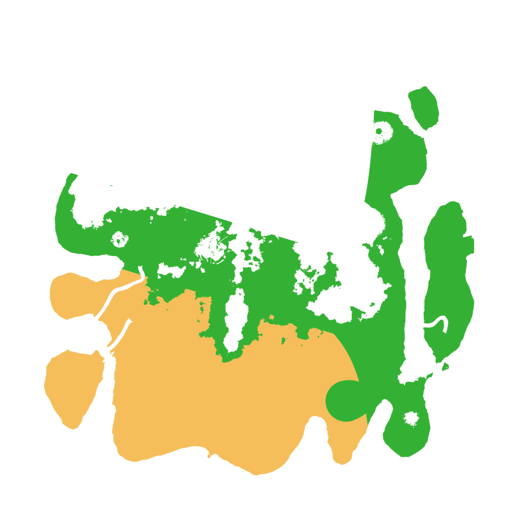 Biome Rust Map: Procedural Map, Size: 3300, Seed: 1840564229