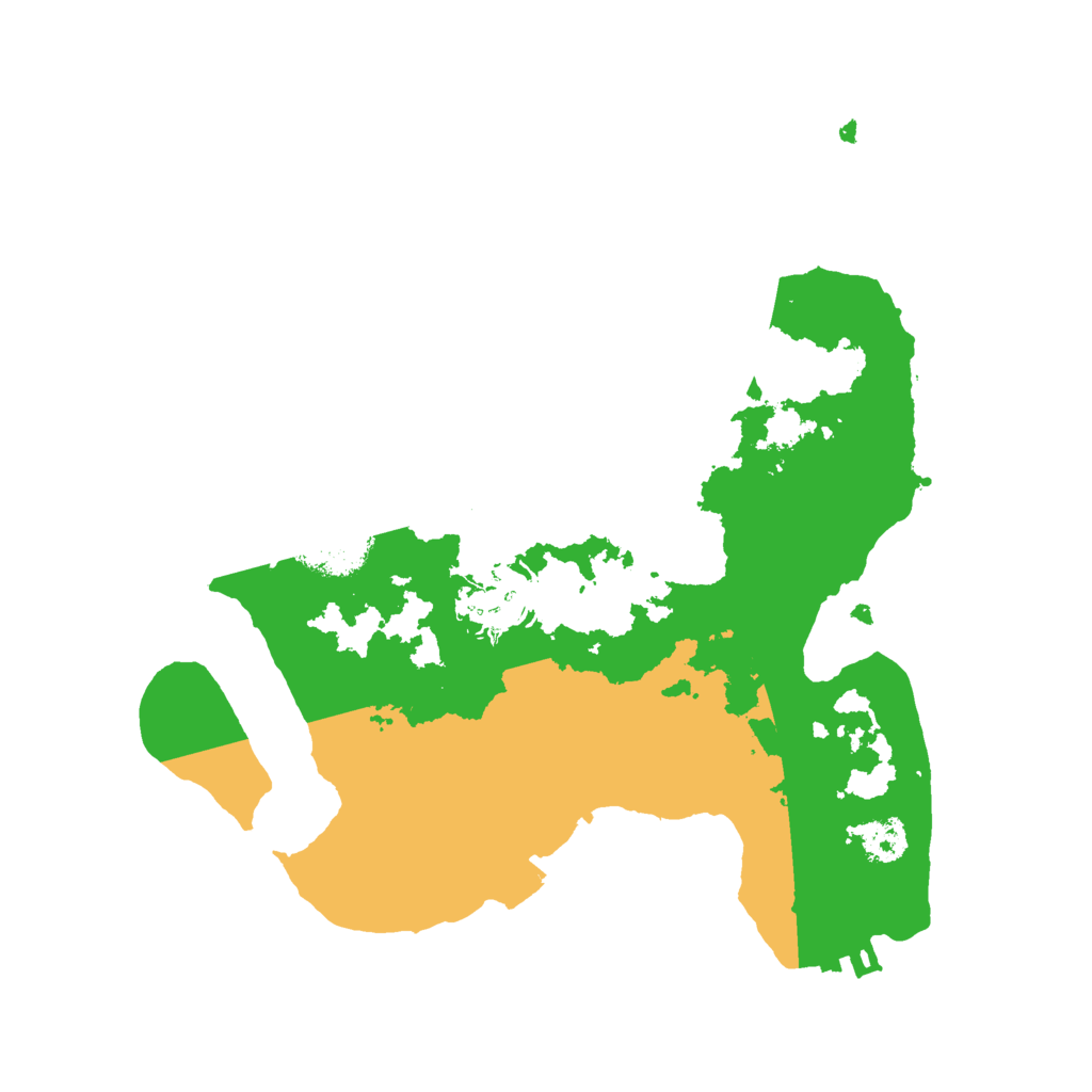 Biome Rust Map: Procedural Map, Size: 2500, Seed: 862804918