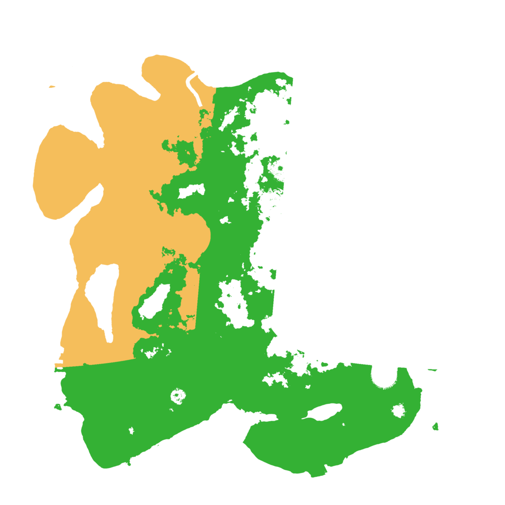 Biome Rust Map: Procedural Map, Size: 3500, Seed: 1090720201