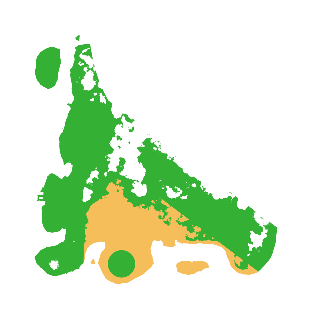 Biome Rust Map: Procedural Map, Size: 3000, Seed: 1139253152