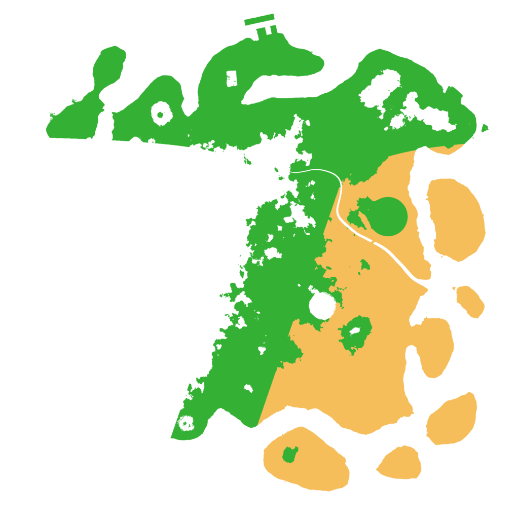 Biome Rust Map: Procedural Map, Size: 3500, Seed: 1550932738