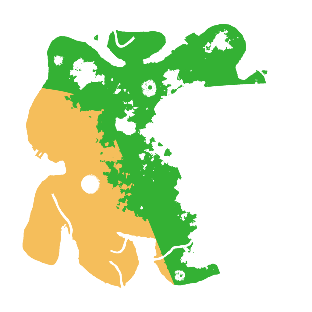 Biome Rust Map: Procedural Map, Size: 3000, Seed: 101171250