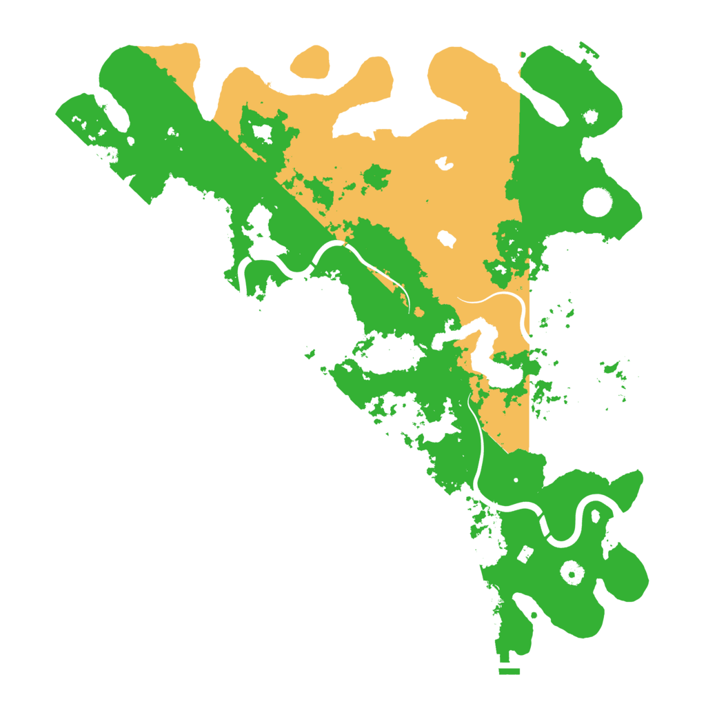 Biome Rust Map: Procedural Map, Size: 4500, Seed: 2060519322