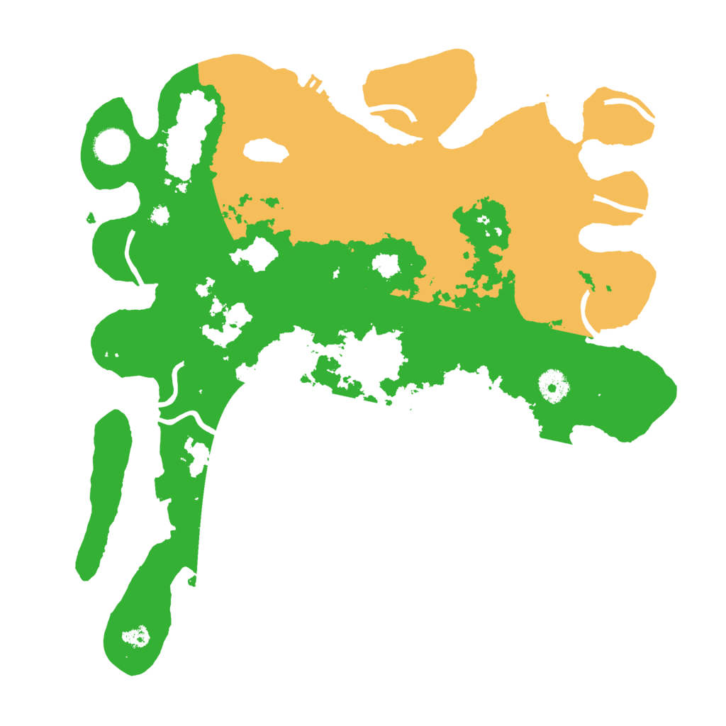 Biome Rust Map: Procedural Map, Size: 3500, Seed: 4261588