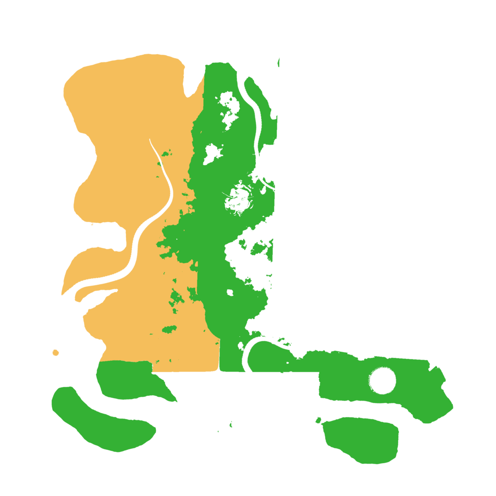 Biome Rust Map: Procedural Map, Size: 3250, Seed: 304045059