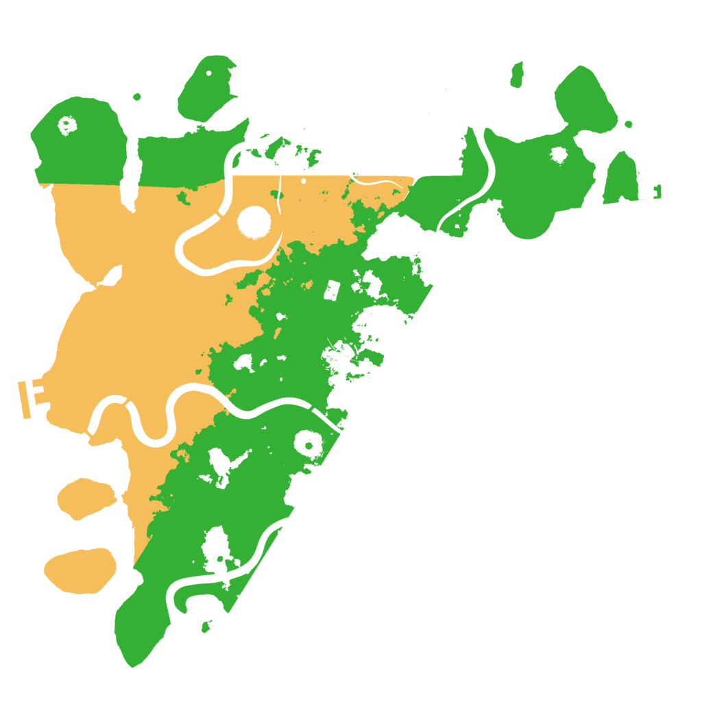 Biome Rust Map: Procedural Map, Size: 3800, Seed: 69440308