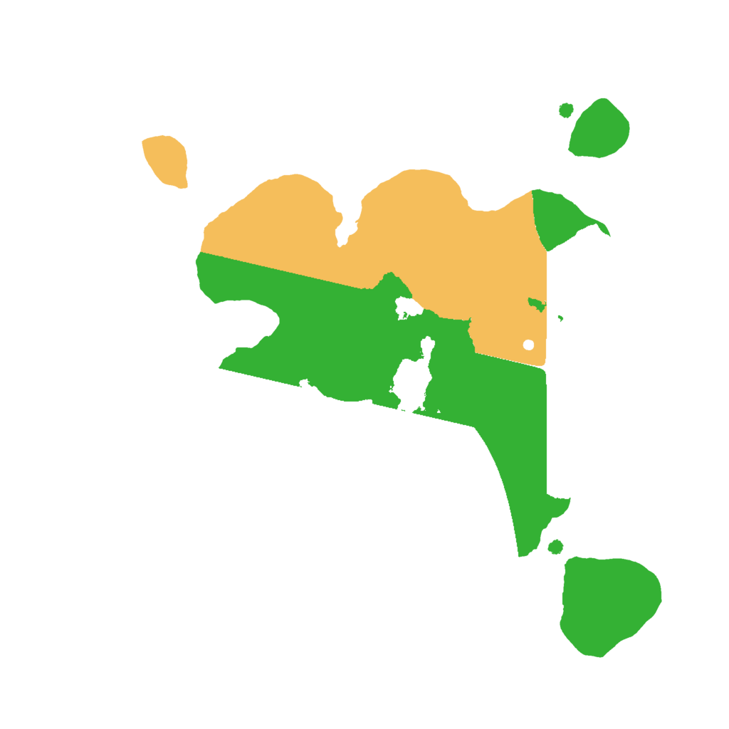 Biome Rust Map: Procedural Map, Size: 2000, Seed: 5556