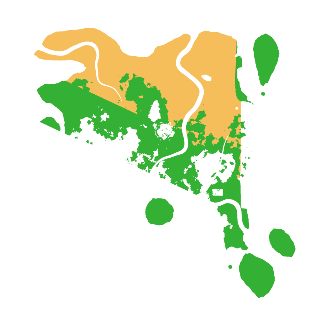 Biome Rust Map: Procedural Map, Size: 3250, Seed: 1607