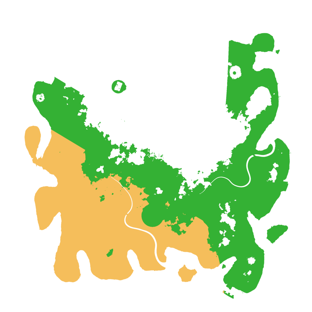 Biome Rust Map: Procedural Map, Size: 3750, Seed: 95258543