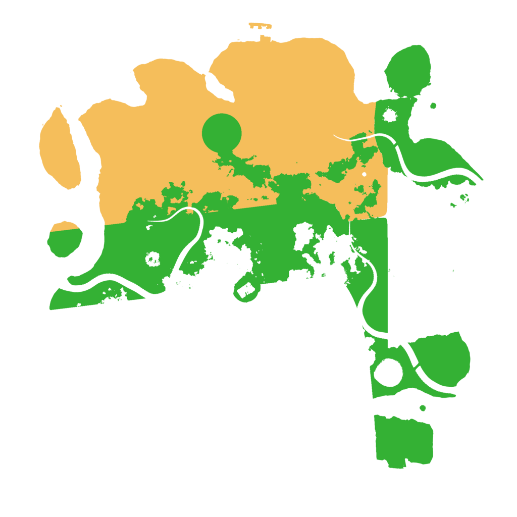 Biome Rust Map: Procedural Map, Size: 3450, Seed: 24181703