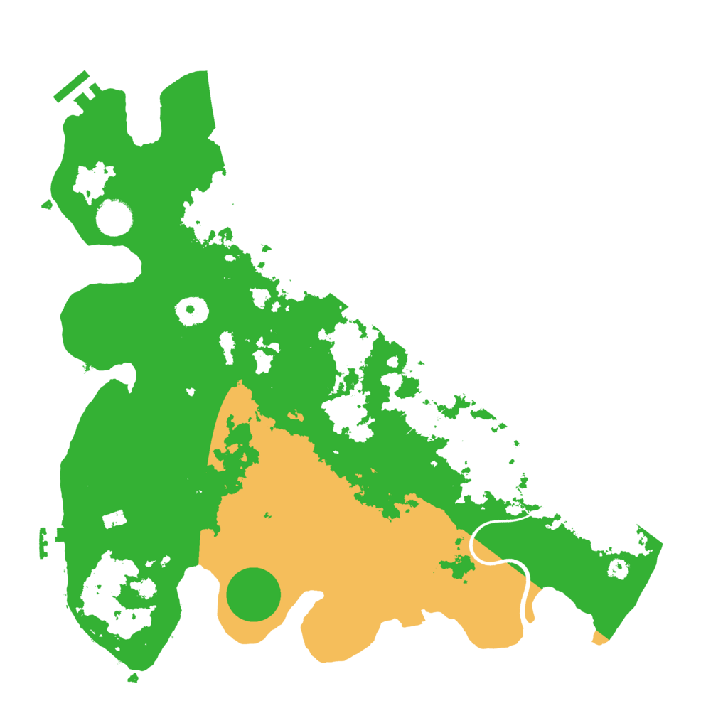 Biome Rust Map: Procedural Map, Size: 3550, Seed: 38621108