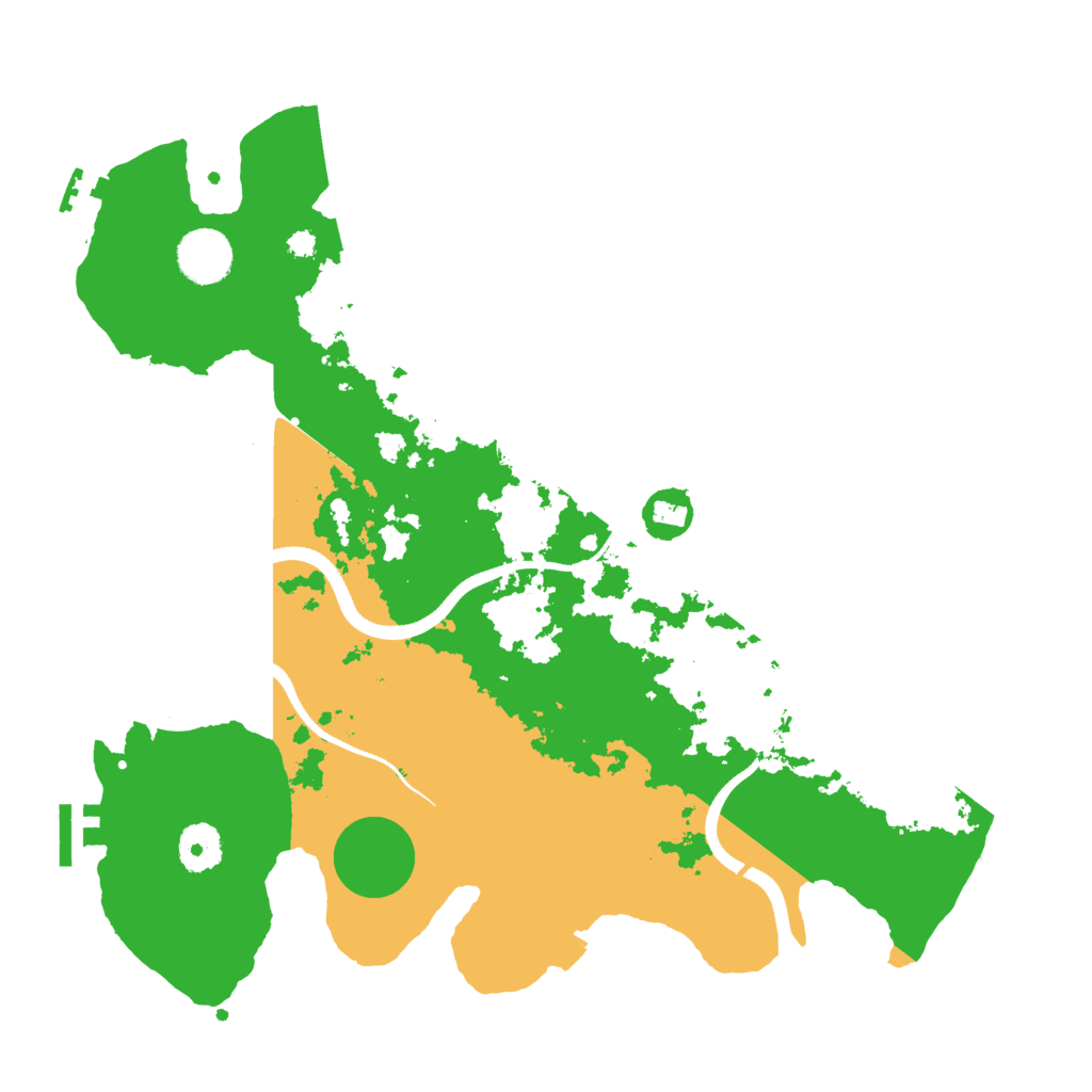 Biome Rust Map: Procedural Map, Size: 3550, Seed: 38621108