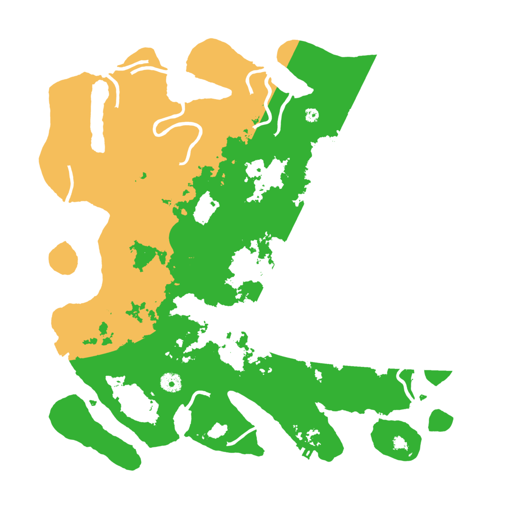 Biome Rust Map: Procedural Map, Size: 3700, Seed: 46792669