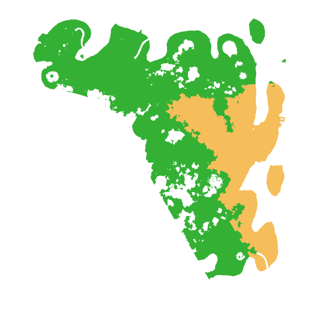 Biome Rust Map: Procedural Map, Size: 3950, Seed: 54545299