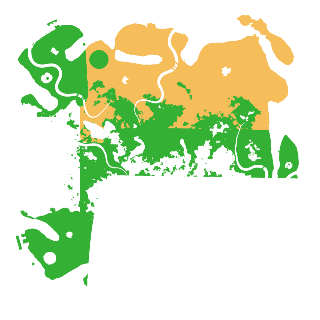 Biome Rust Map: Procedural Map, Size: 4500, Seed: 39849135