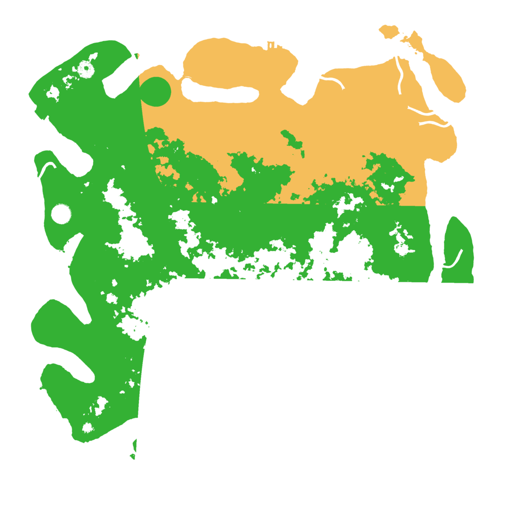 Biome Rust Map: Procedural Map, Size: 4500, Seed: 39849135