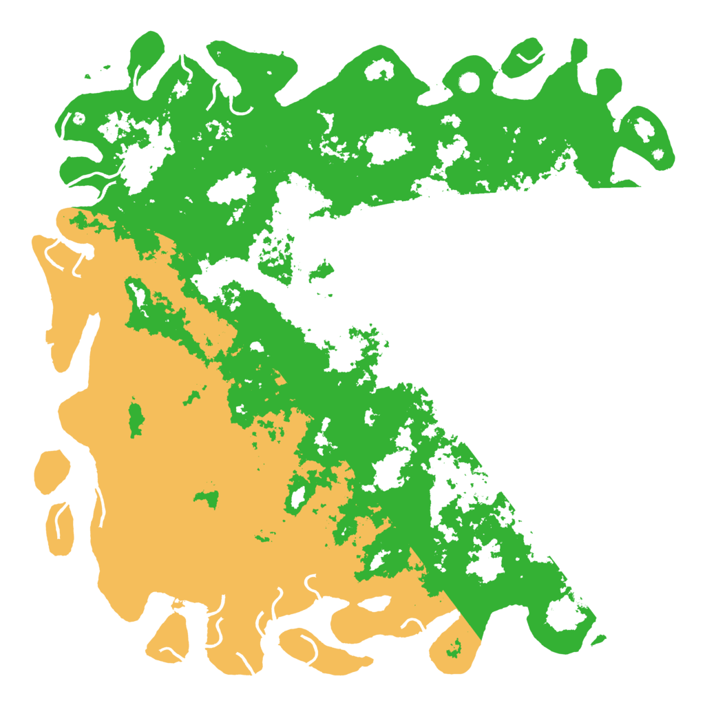 Biome Rust Map: Procedural Map, Size: 6000, Seed: 912456