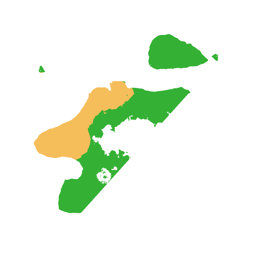 Biome Rust Map: Procedural Map, Size: 2000, Seed: 454