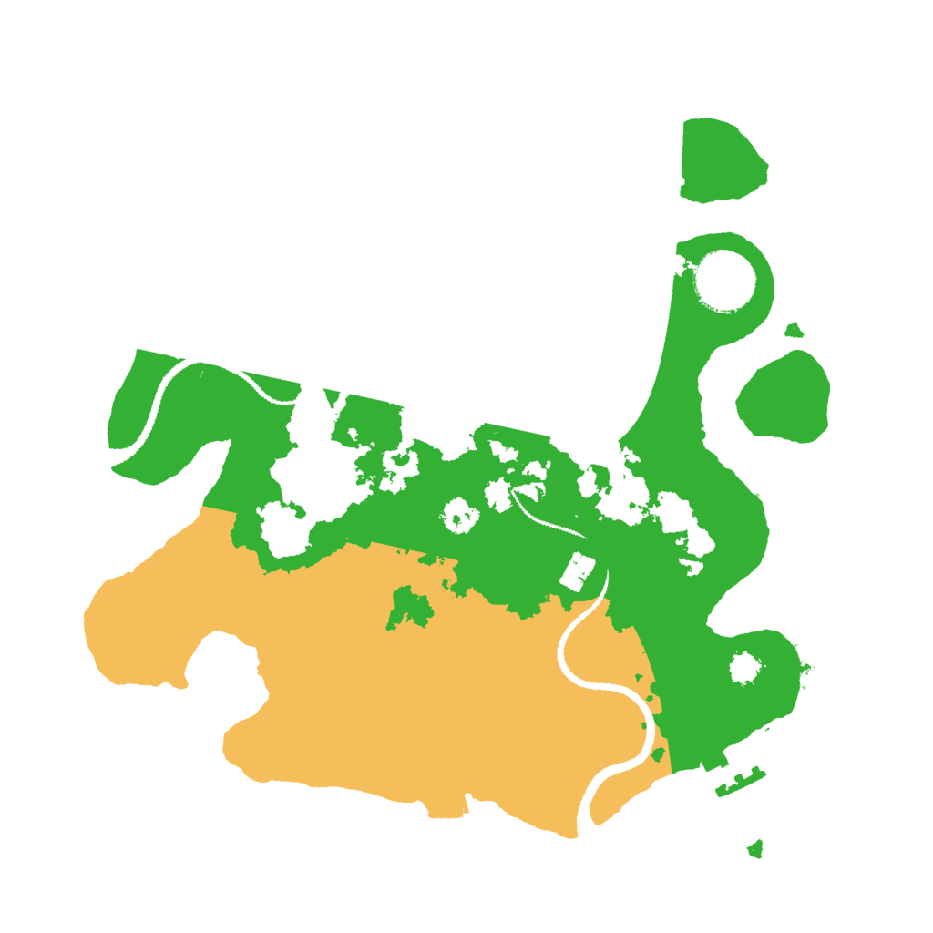 Biome Rust Map: Procedural Map, Size: 2700, Seed: 601555991