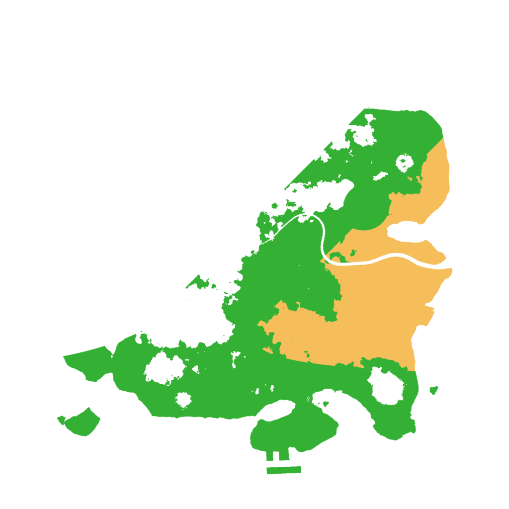 Biome Rust Map: Procedural Map, Size: 3000, Seed: 98252