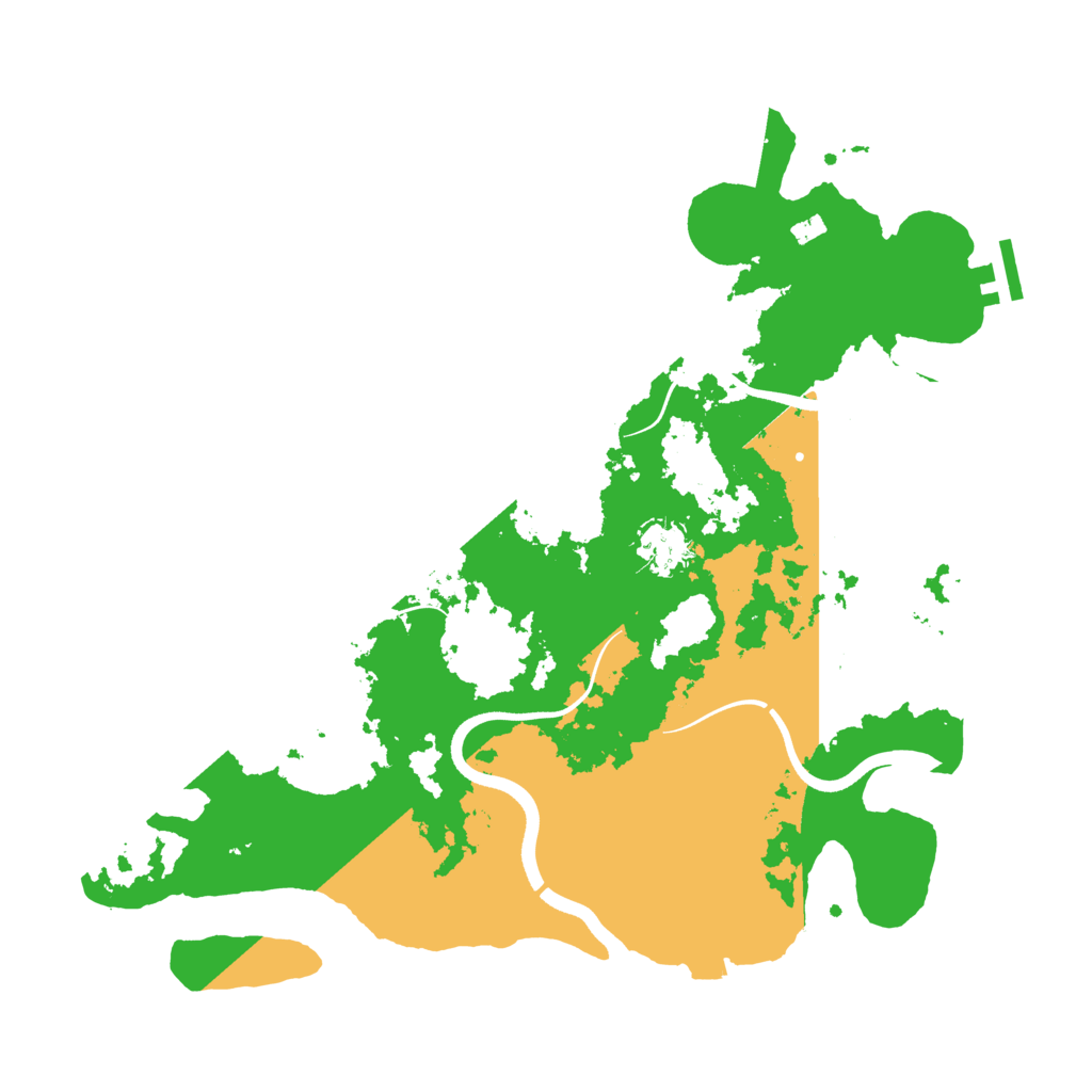 Biome Rust Map: Procedural Map, Size: 3600, Seed: 49544334