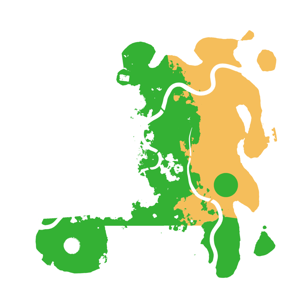 Biome Rust Map: Procedural Map, Size: 3300, Seed: 99002420