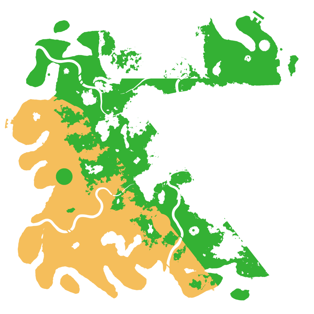Biome Rust Map: Procedural Map, Size: 5000, Seed: 1425344477