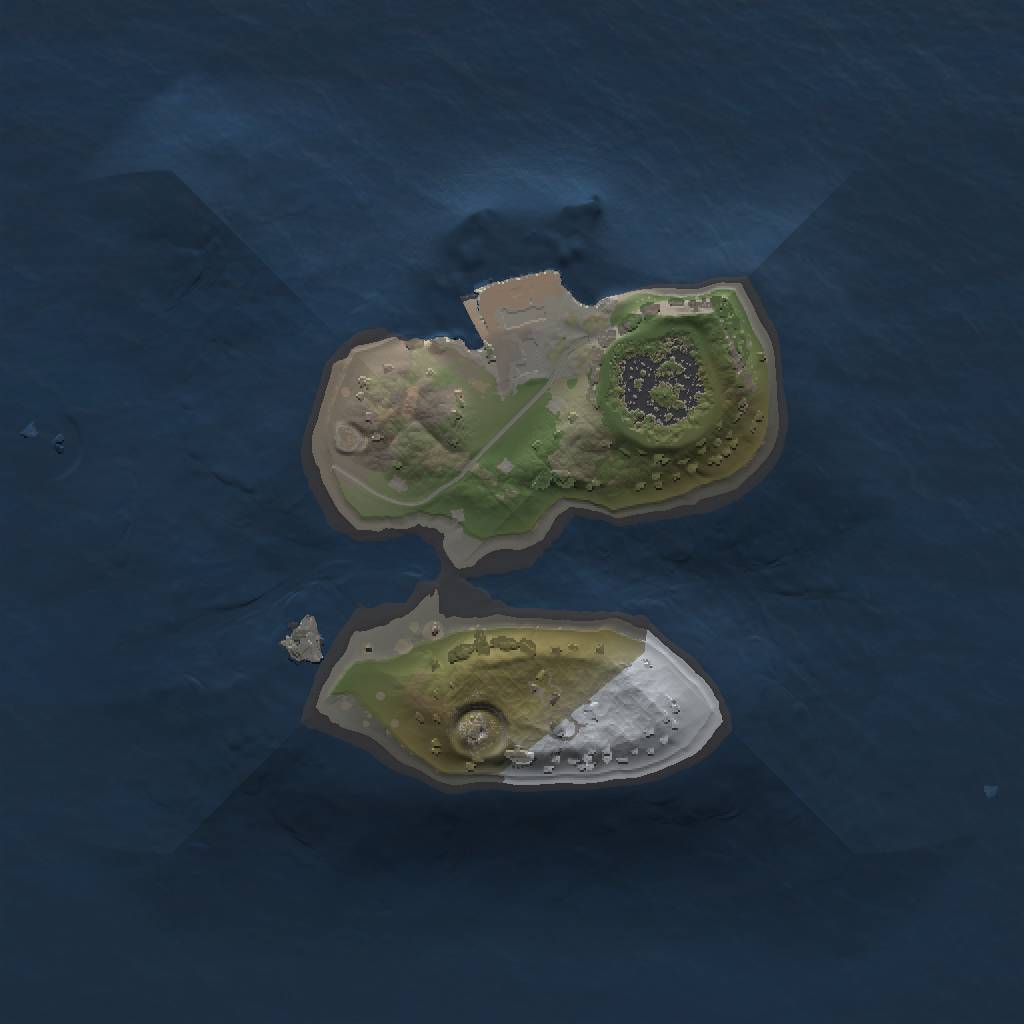 Rust Map: Procedural Map, Size: 1200, Seed: 159969255, 3 Monuments