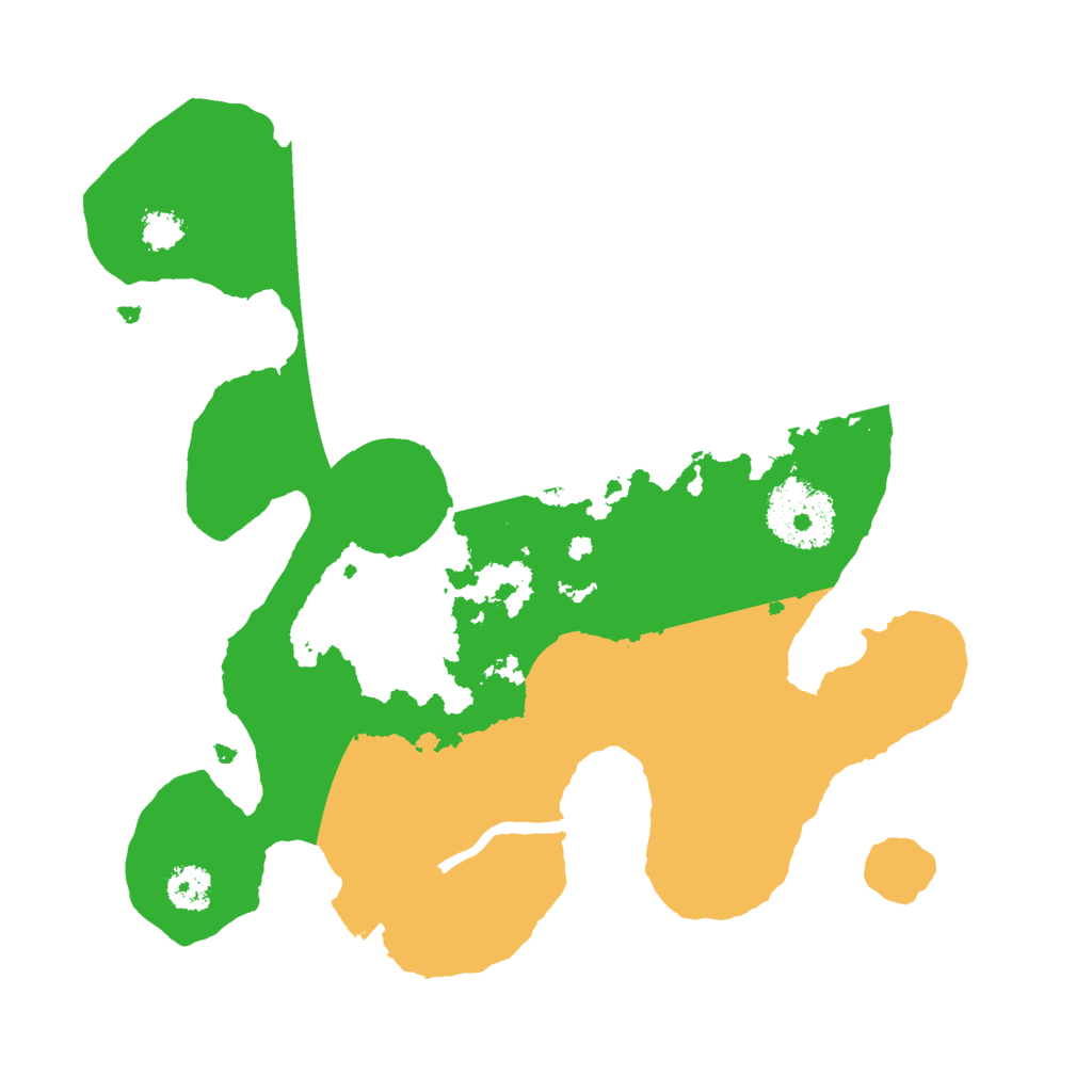 Biome Rust Map: Procedural Map, Size: 2503, Seed: 1