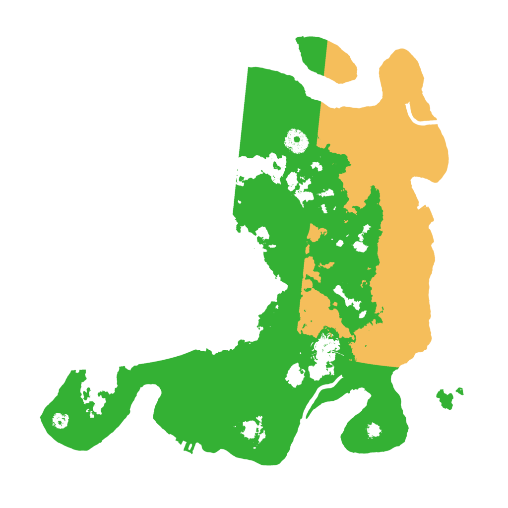 Biome Rust Map: Procedural Map, Size: 3250, Seed: 1852774855