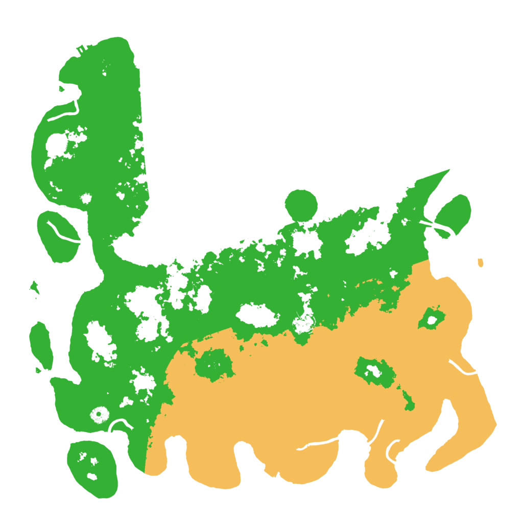 Biome Rust Map: Procedural Map, Size: 4500, Seed: 836042665