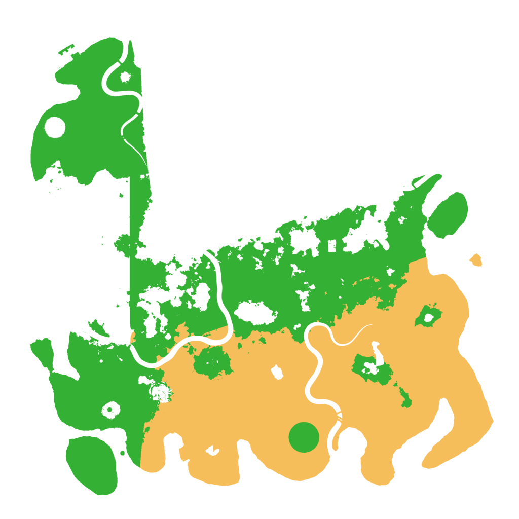 Biome Rust Map: Procedural Map, Size: 4500, Seed: 836042665