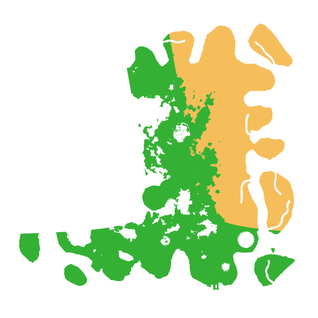 Biome Rust Map: Procedural Map, Size: 3500, Seed: 1956399332