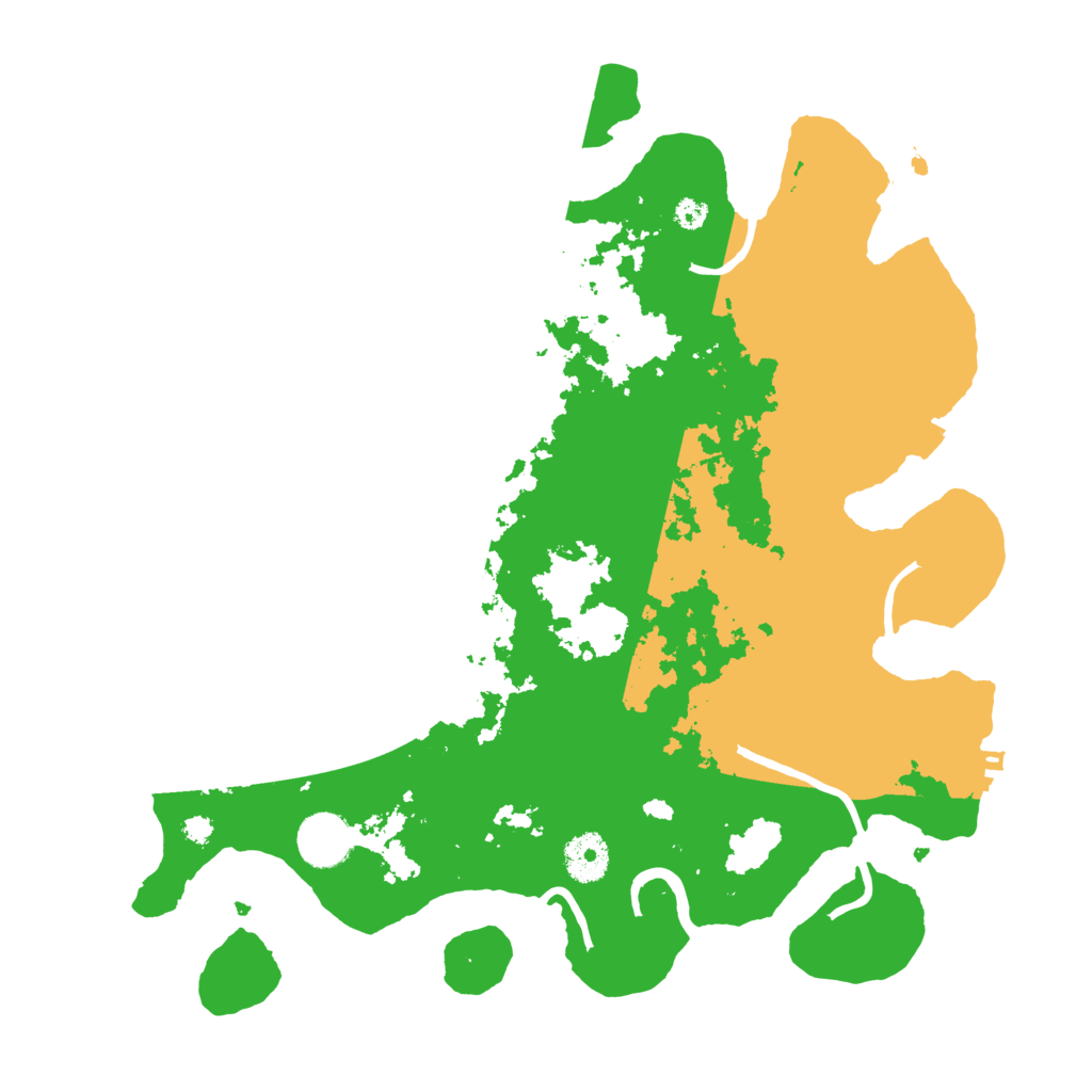 Biome Rust Map: Procedural Map, Size: 3500, Seed: 172987233