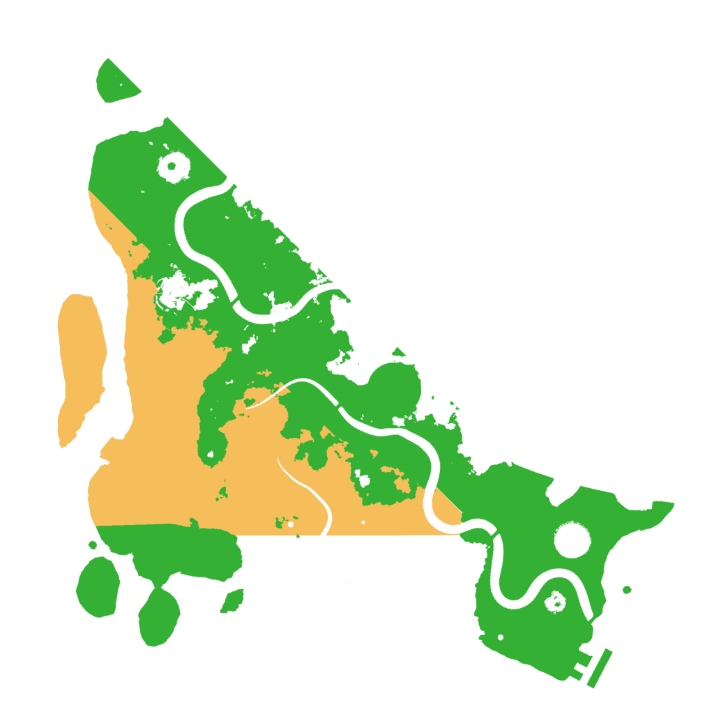 Biome Rust Map: Procedural Map, Size: 3500, Seed: 746554134