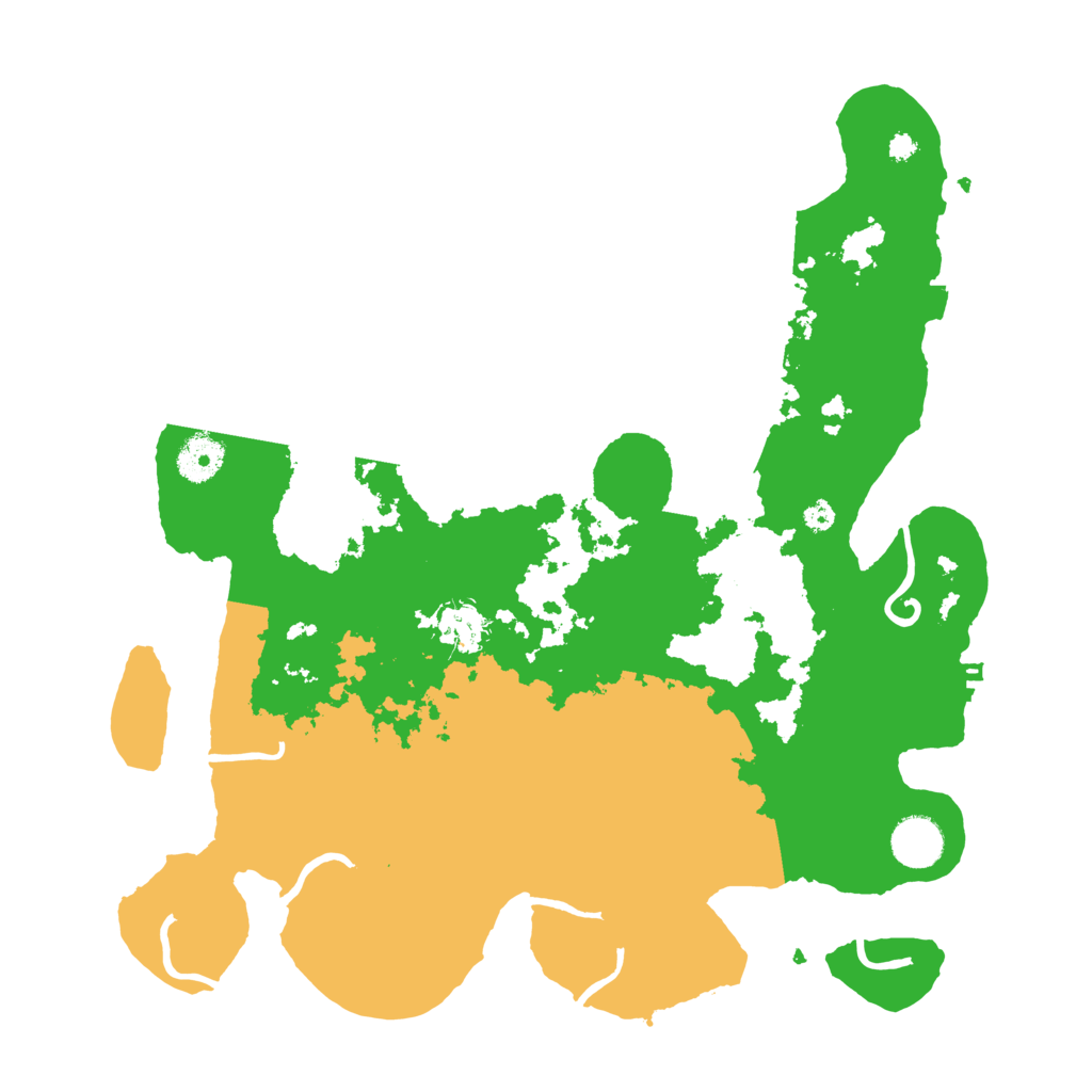 Biome Rust Map: Procedural Map, Size: 3700, Seed: 478787275