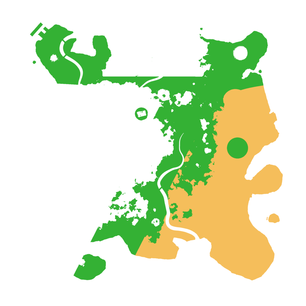 Biome Rust Map: Procedural Map, Size: 3850, Seed: 29080380