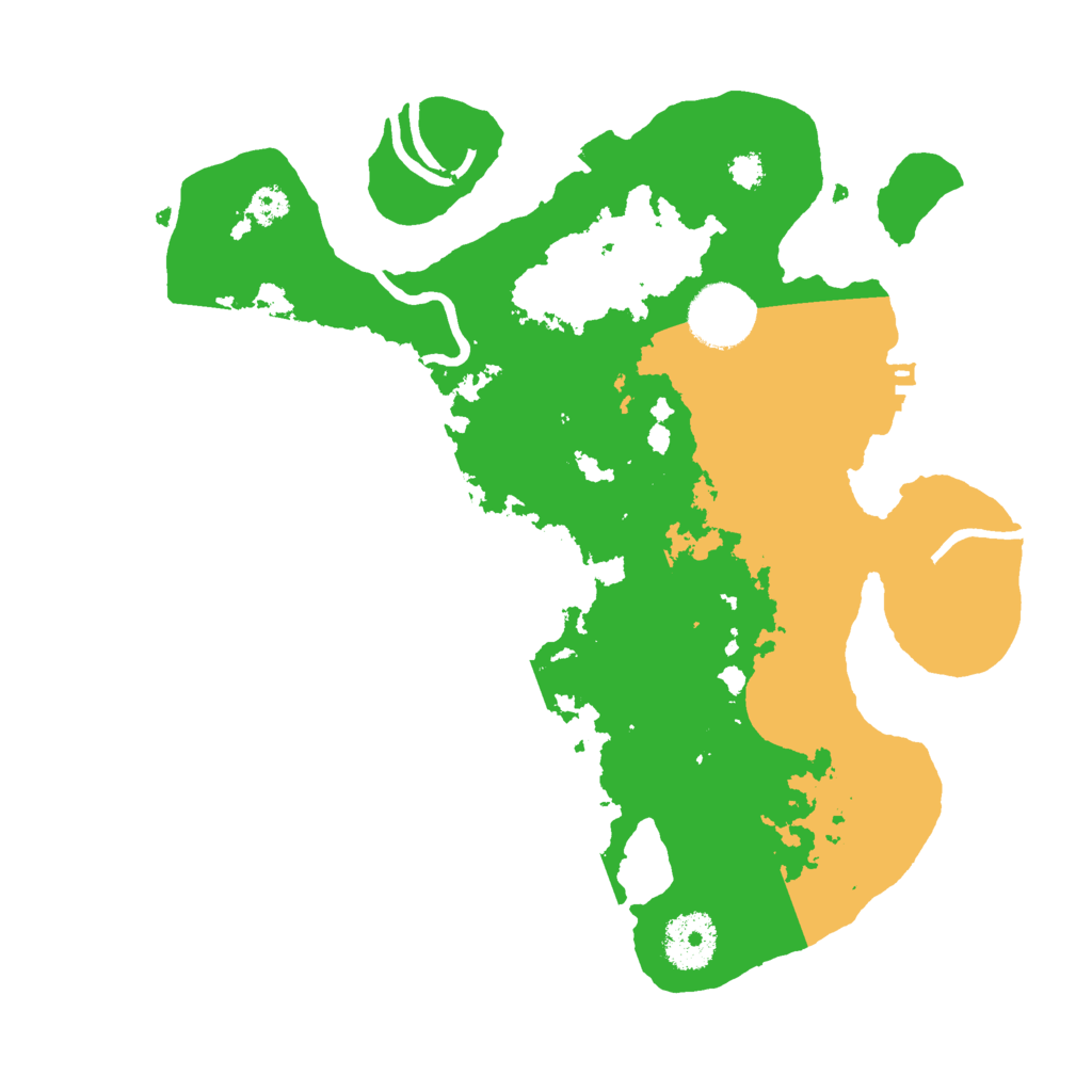 Biome Rust Map: Procedural Map, Size: 3000, Seed: 17952