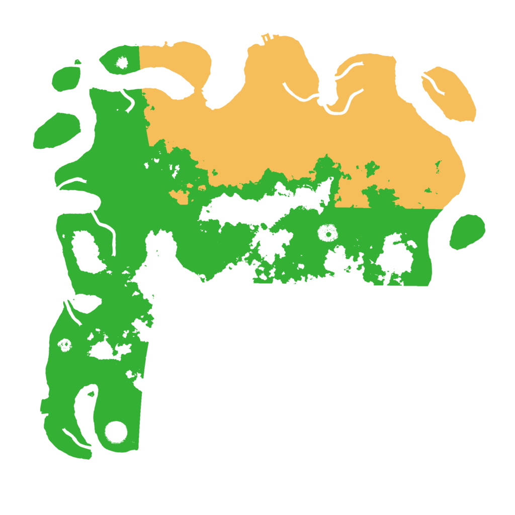 Biome Rust Map: Procedural Map, Size: 4100, Seed: 46180662