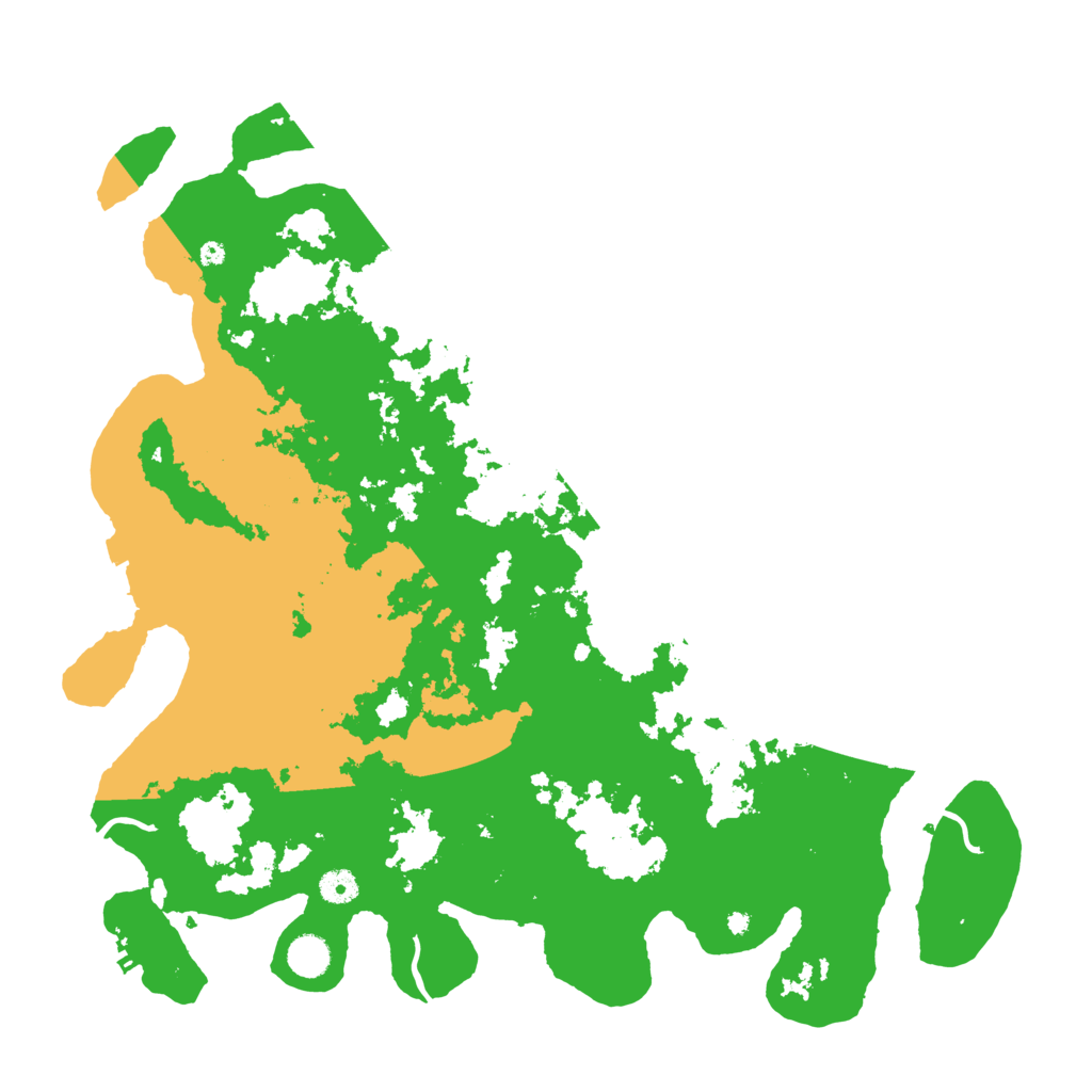 Biome Rust Map: Procedural Map, Size: 4500, Seed: 201010422