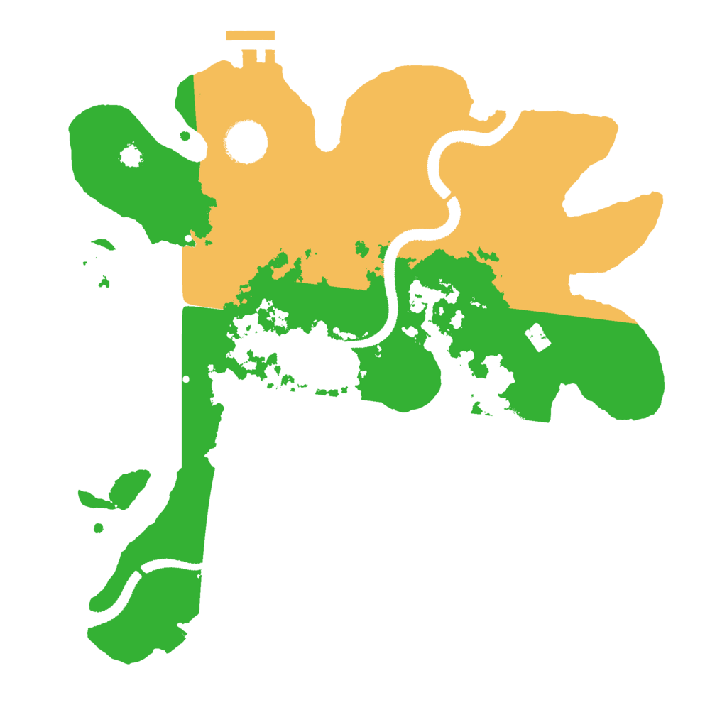 Biome Rust Map: Procedural Map, Size: 3000, Seed: 1227348388