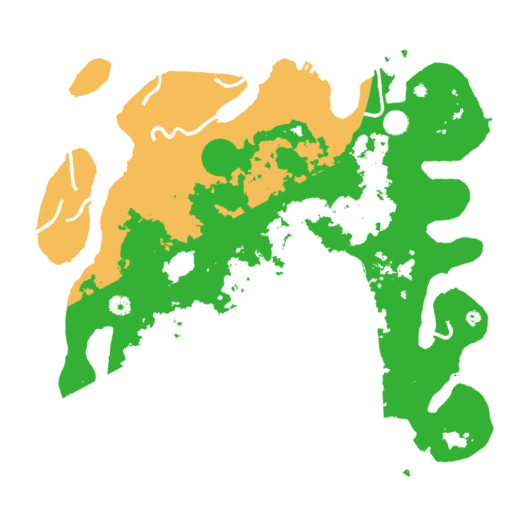 Biome Rust Map: Procedural Map, Size: 3700, Seed: 86536828