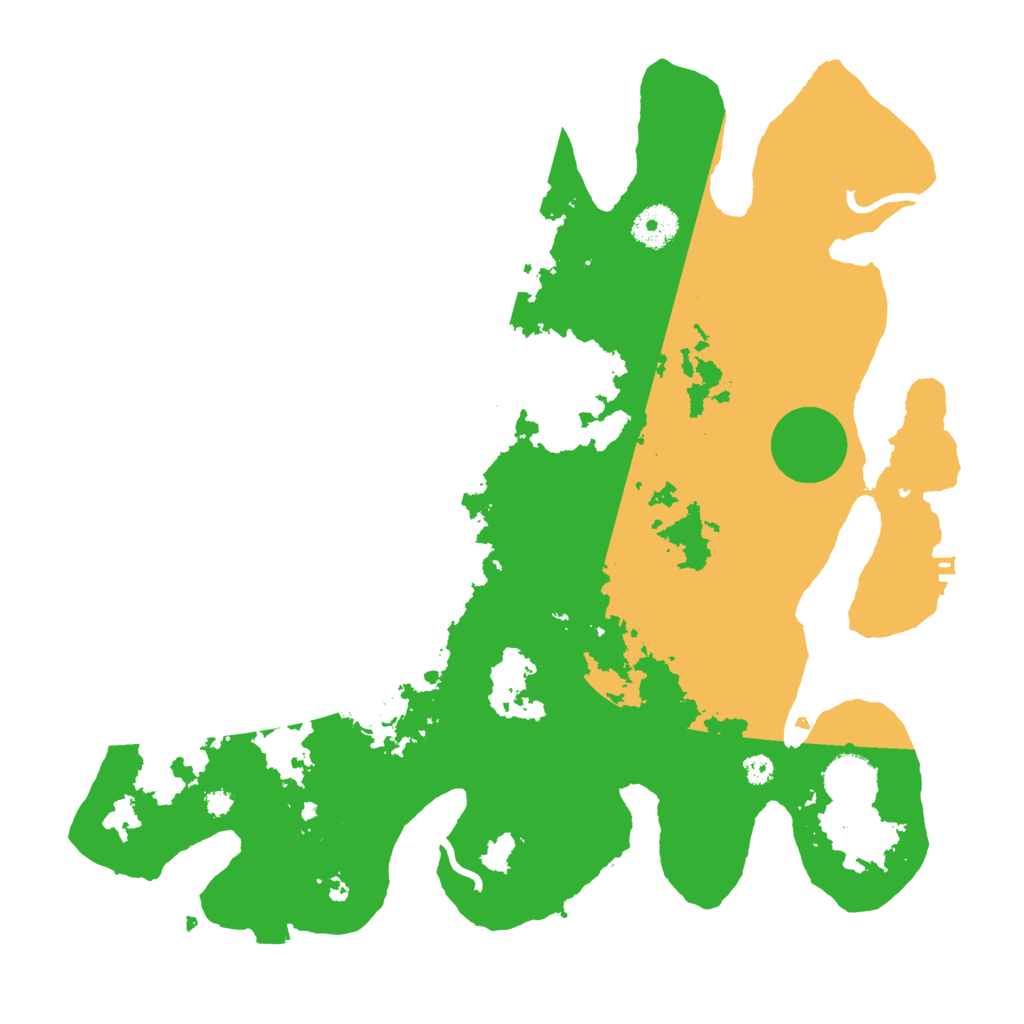 Biome Rust Map: Procedural Map, Size: 3550, Seed: 22084910