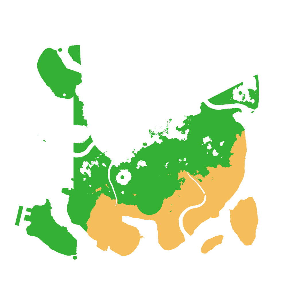 Biome Rust Map: Procedural Map, Size: 3000, Seed: 530123149