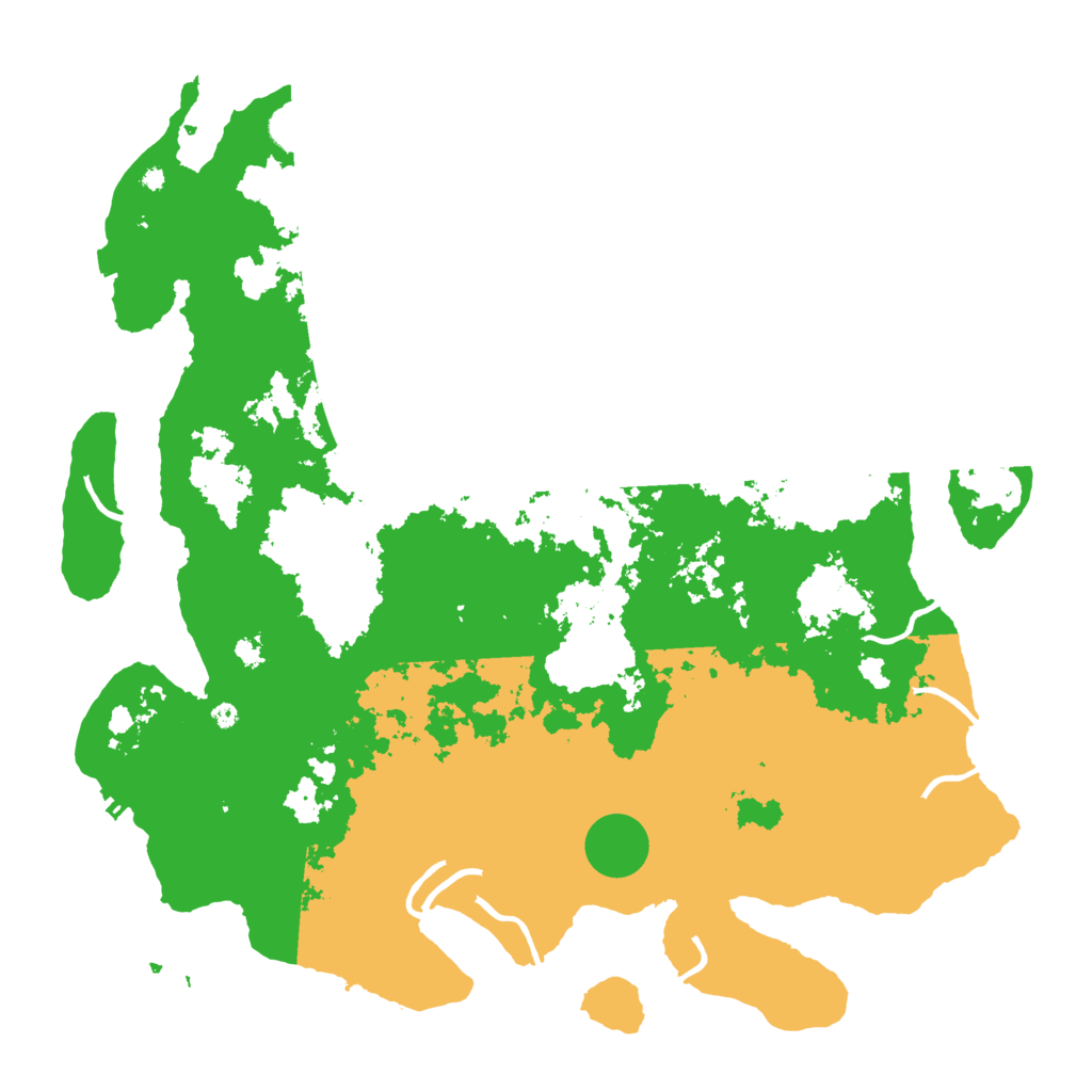 Biome Rust Map: Procedural Map, Size: 4500, Seed: 444892062
